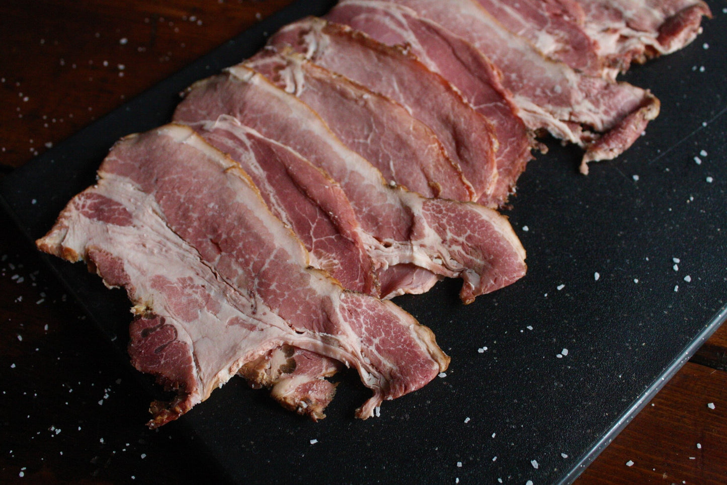 Berkshire English Style Back Bacon - Hickory Smoked